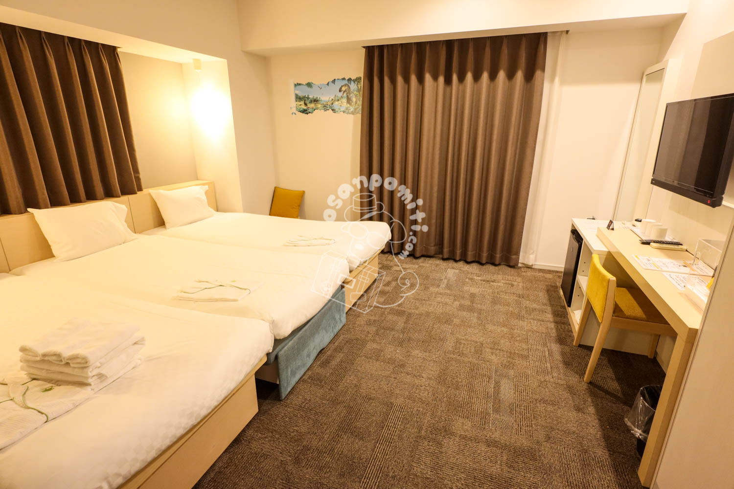 お部屋（コーナーツイン）／変なホテル舞浜東京ベイ